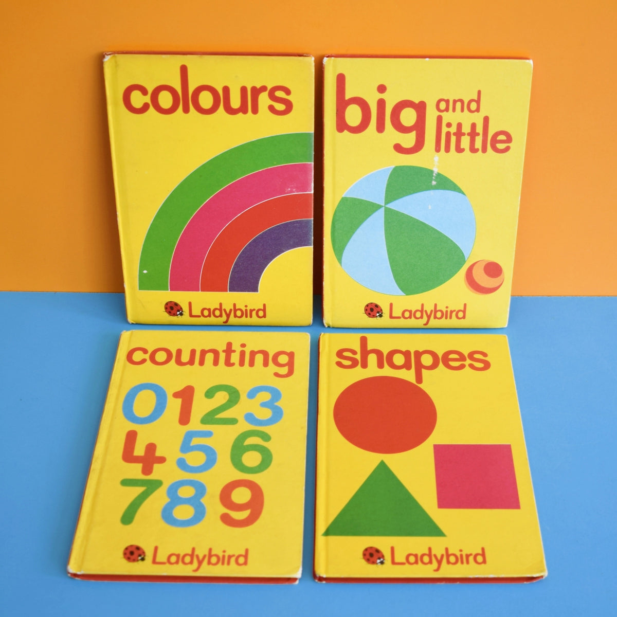 Vintage 1980s Ladybird Books - Colours, Counting, Big and Little x4 by Pineapple Retro