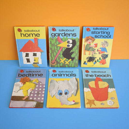 Vintage Ladybird Books - Talk About Range x6 by Pineapple Retro