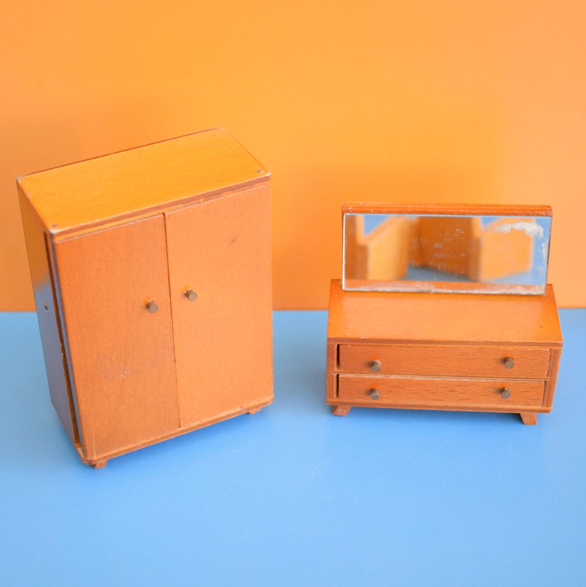 Vintage 1960s Wooden Mixed Furniture Set - Lundby by Pineapple Retro