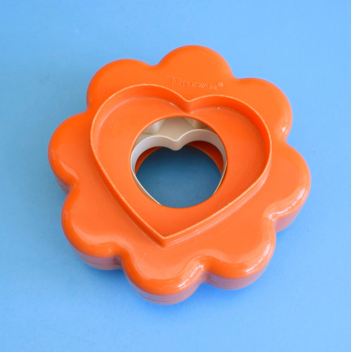 Vintage 1970s Tupperware Containers - Red/ Orange / Yellow / Green by Pineapple Retro