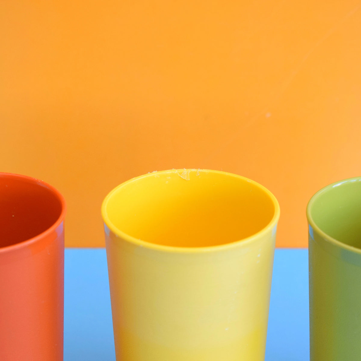 Vintage 1970s Tupperware Containers - Red/ Orange / Yellow / Green by Pineapple Retro