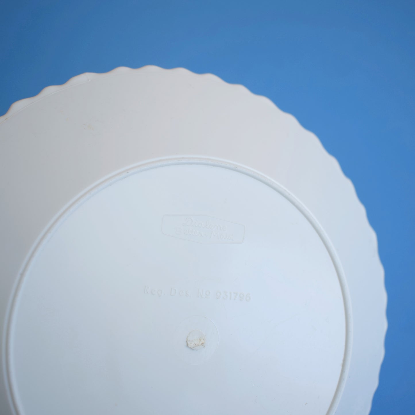 Vintage 1960s Dialene - Better Maid - Plastic Planter / Container - Black & White