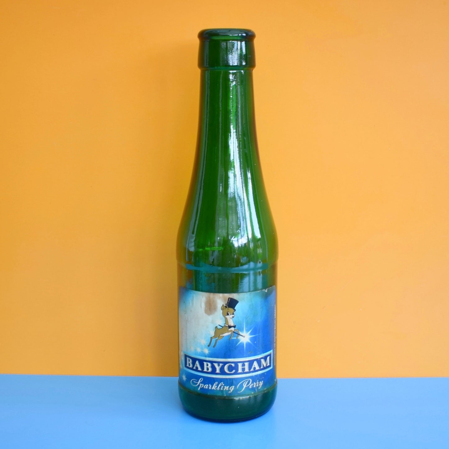 Vintage 1960s Kitsch Oversized Babycham Bottle