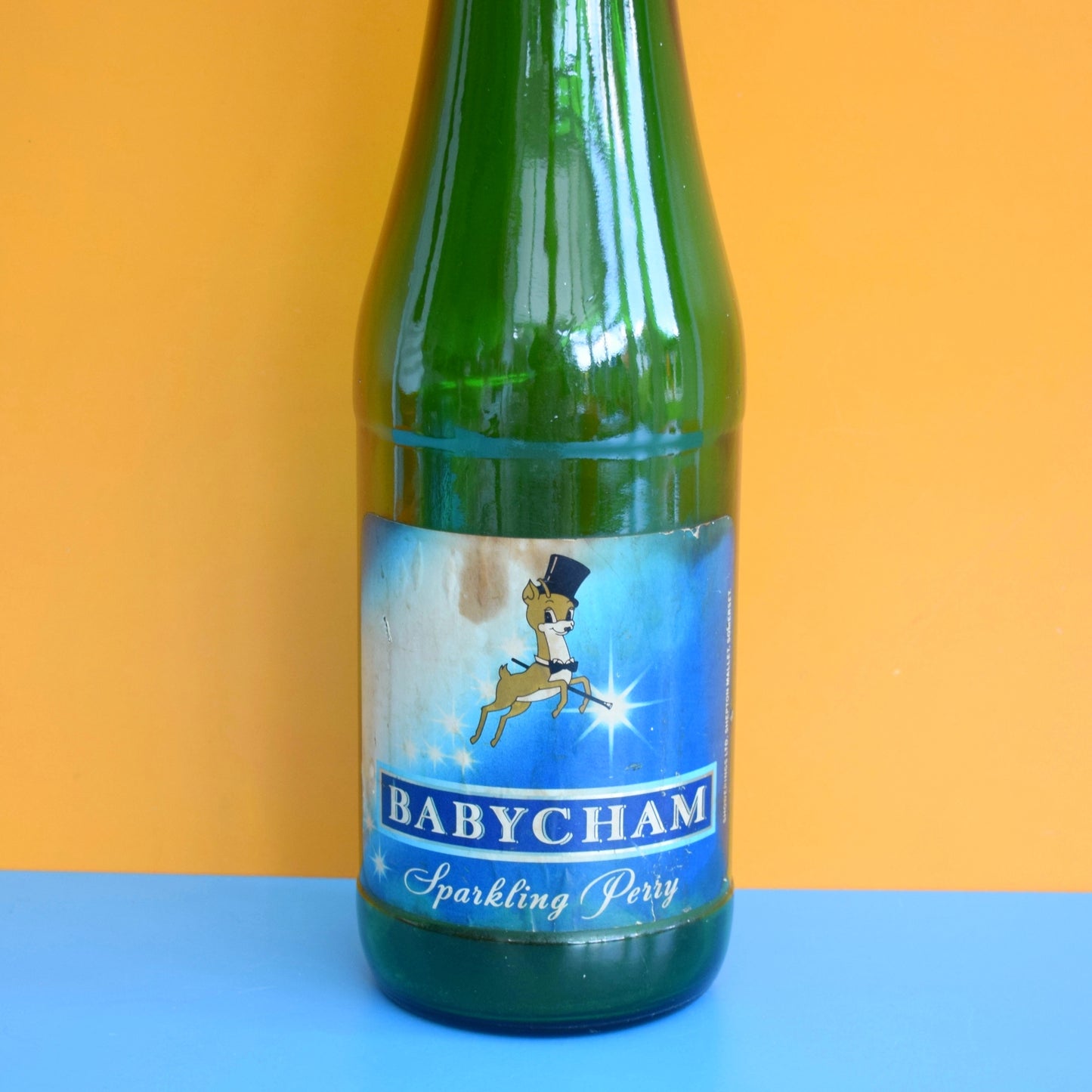Vintage 1960s Kitsch Oversized Babycham Bottle