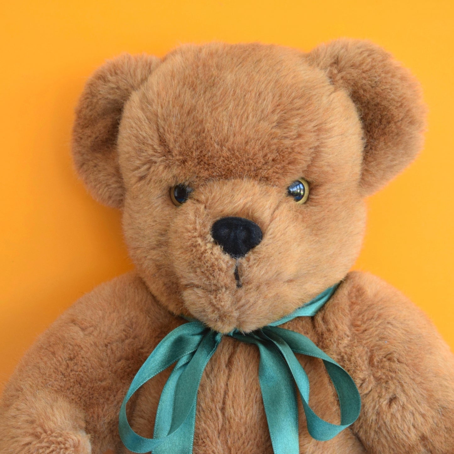 Vintage 1980s Joined Merrythought Teddy Bear - Darker Brown