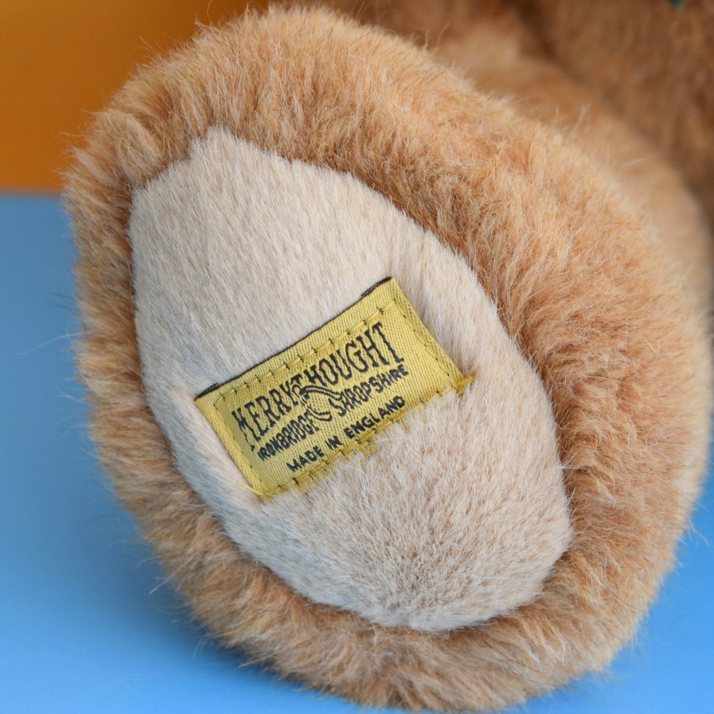 Vintage 1980s Joined Merrythought Teddy Bear - Darker Brown