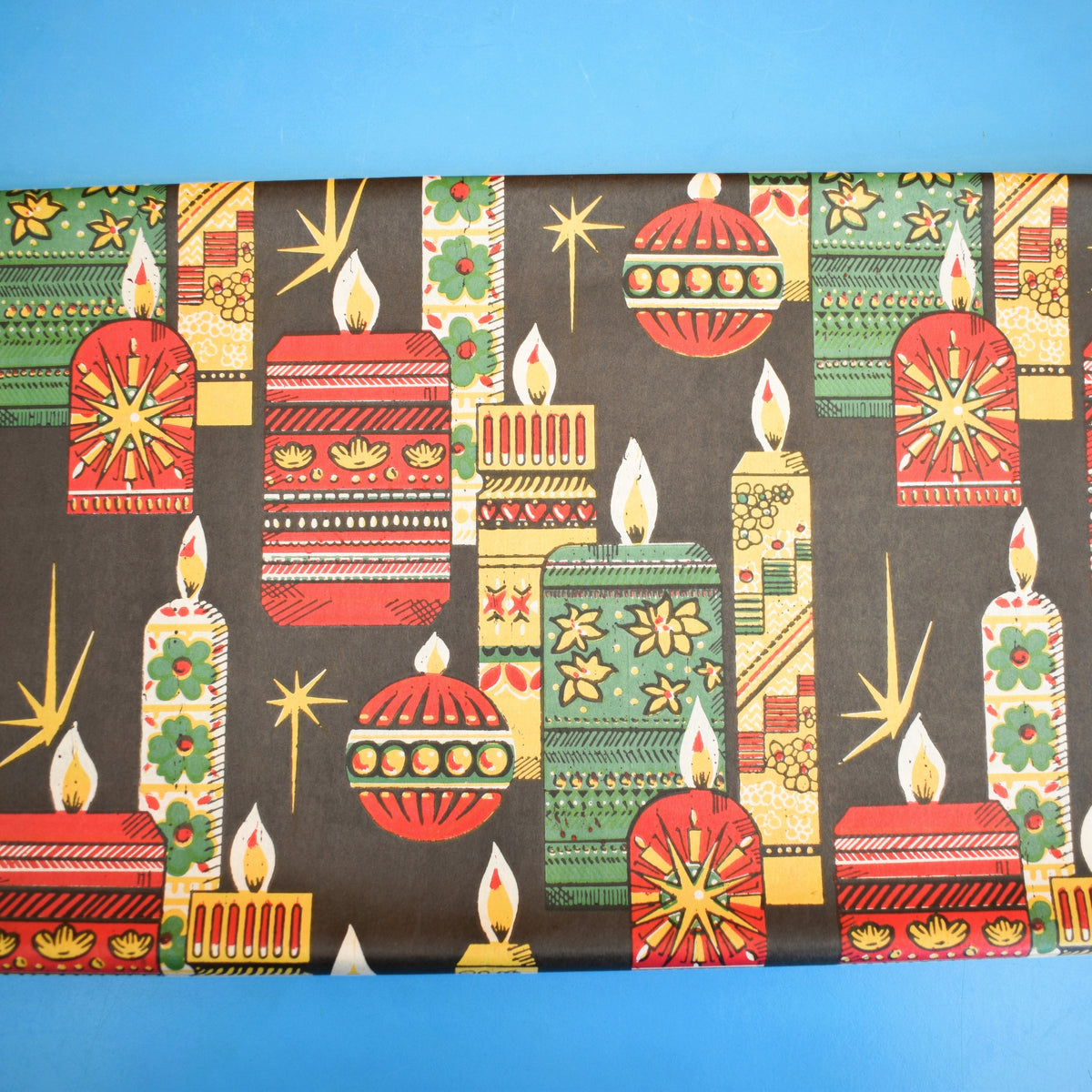 Vintage 1970s Christmas Wrapping Paper - Mixed Designs - Unused by Pineapple Retro