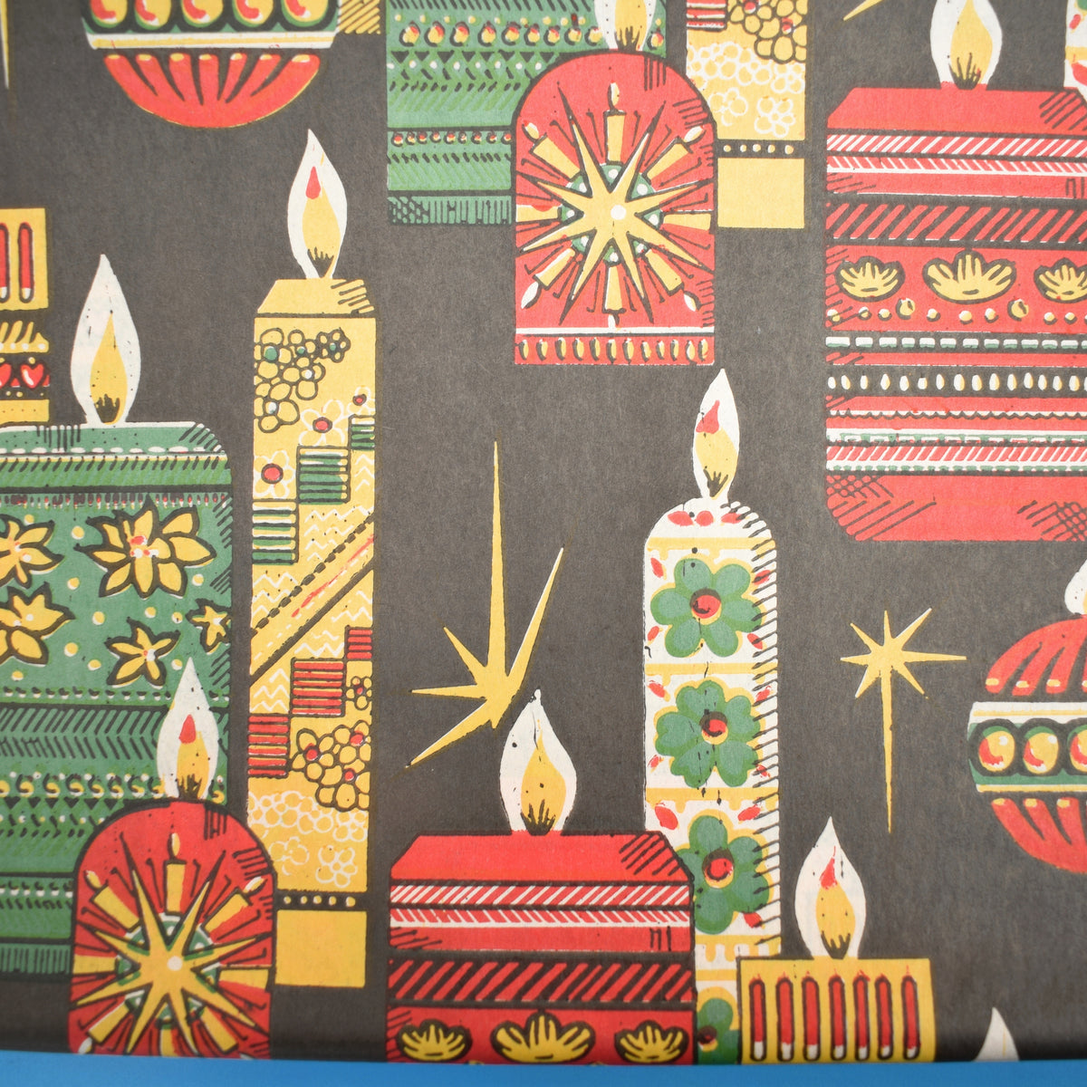 Vintage 1970s Christmas Wrapping Paper - Mixed Designs - Unused by Pineapple Retro