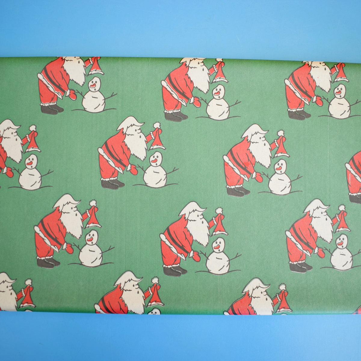 Vintage 1970s Christmas Wrapping Paper - Mixed Designs - Unused by Pineapple Retro