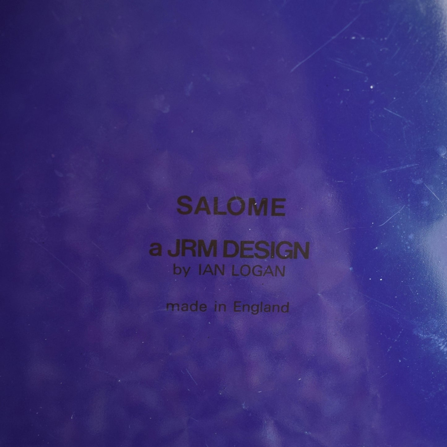 Vintage 1960s Metal Ian Logan Salome Cake Tin-  Blue