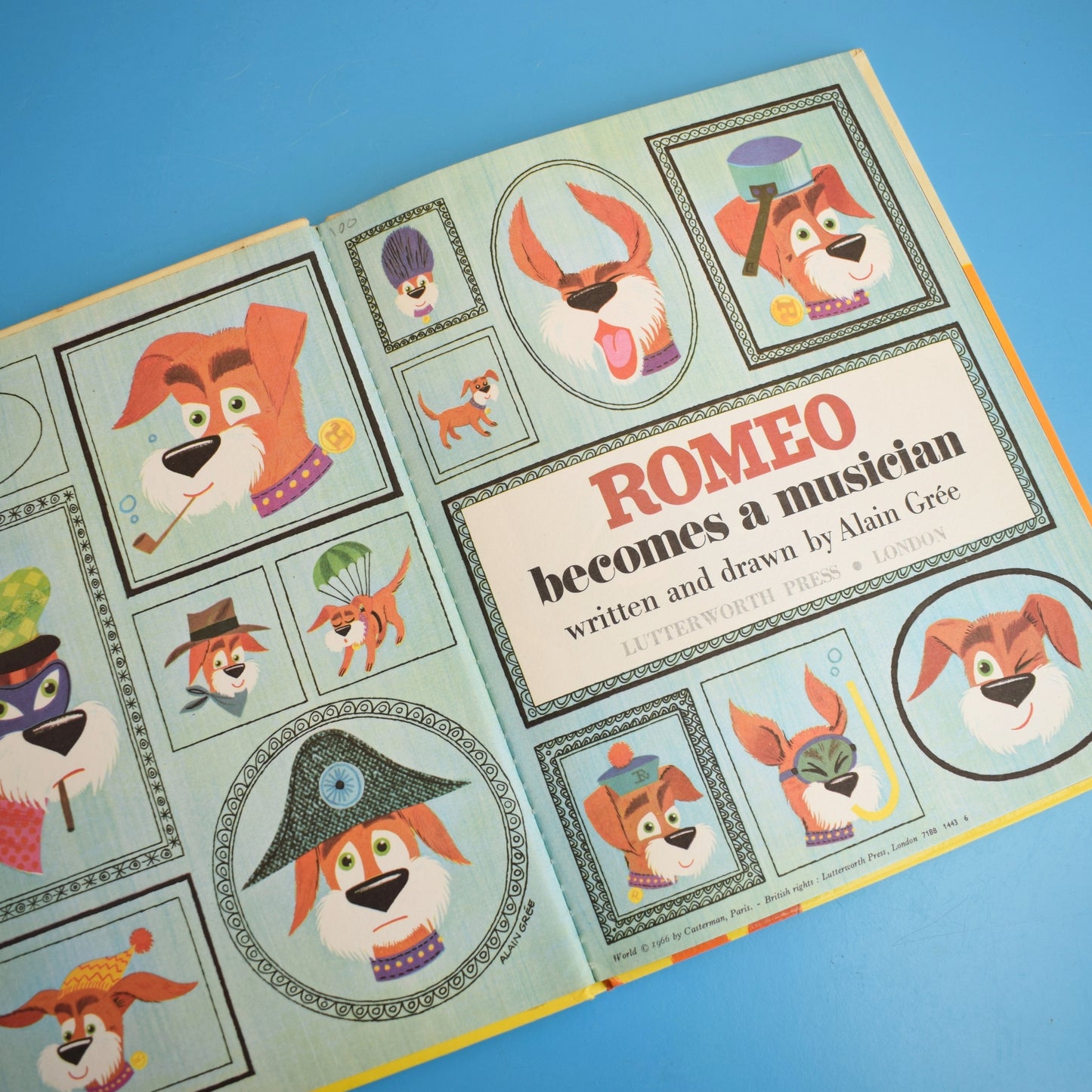 Vintage 1960s Gorgeous Book- Alain Gree - Romeo Becomes A Musician