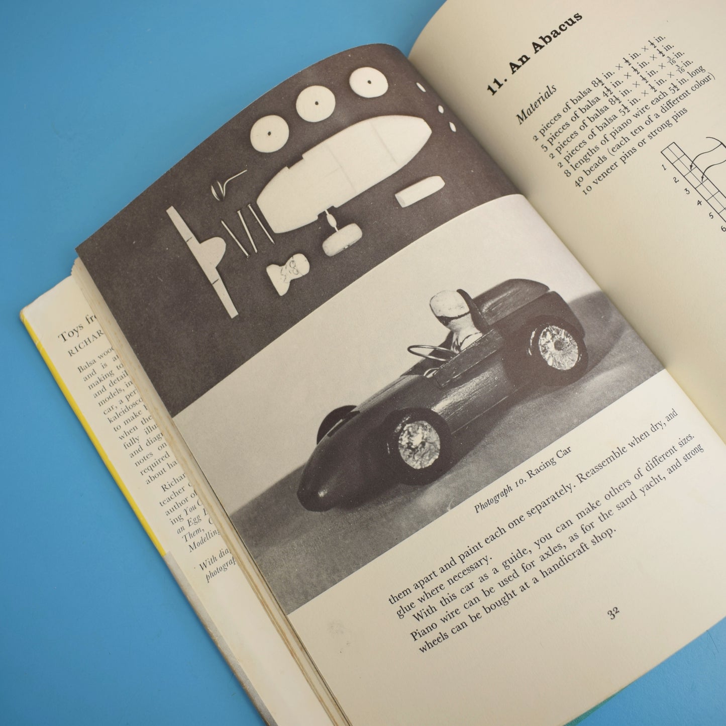 Vintage 1970s Book- Toys From Balsa Wood - Craft