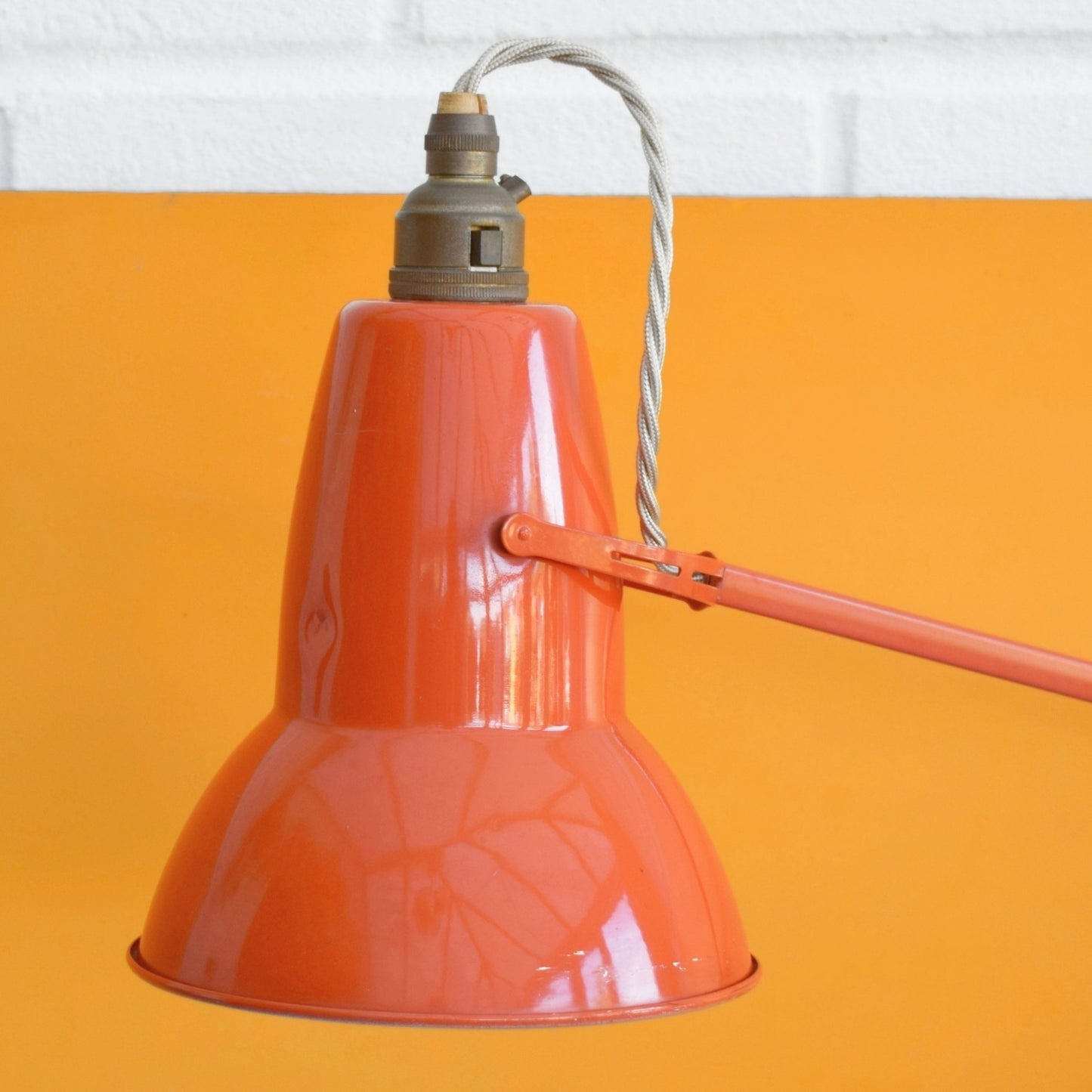 Vintage 1960s AnglePoise Desk Lamp - Herbert Terry - Tomato Red 1227