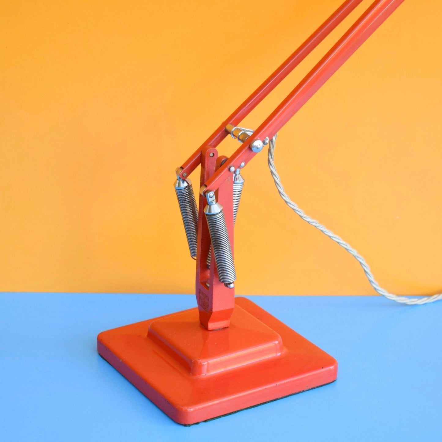 Vintage 1960s AnglePoise Desk Lamp - Herbert Terry - Tomato Red 1227