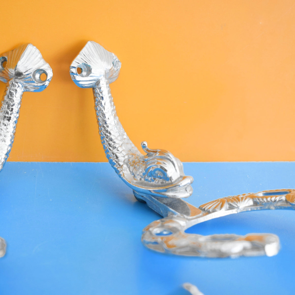 Vintage 1970s Lan Bar Chrome Dolphin Bathroom Accessories- Individually Priced by Vintage