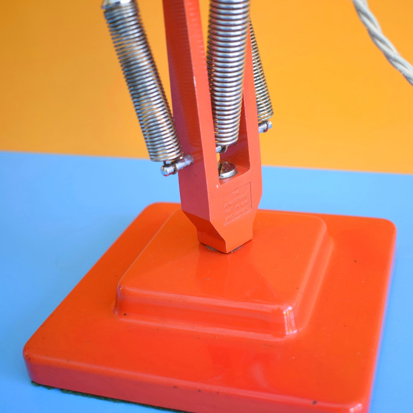 Vintage 1960s AnglePoise Desk Lamp - Herbert Terry - Tomato Red 1227
