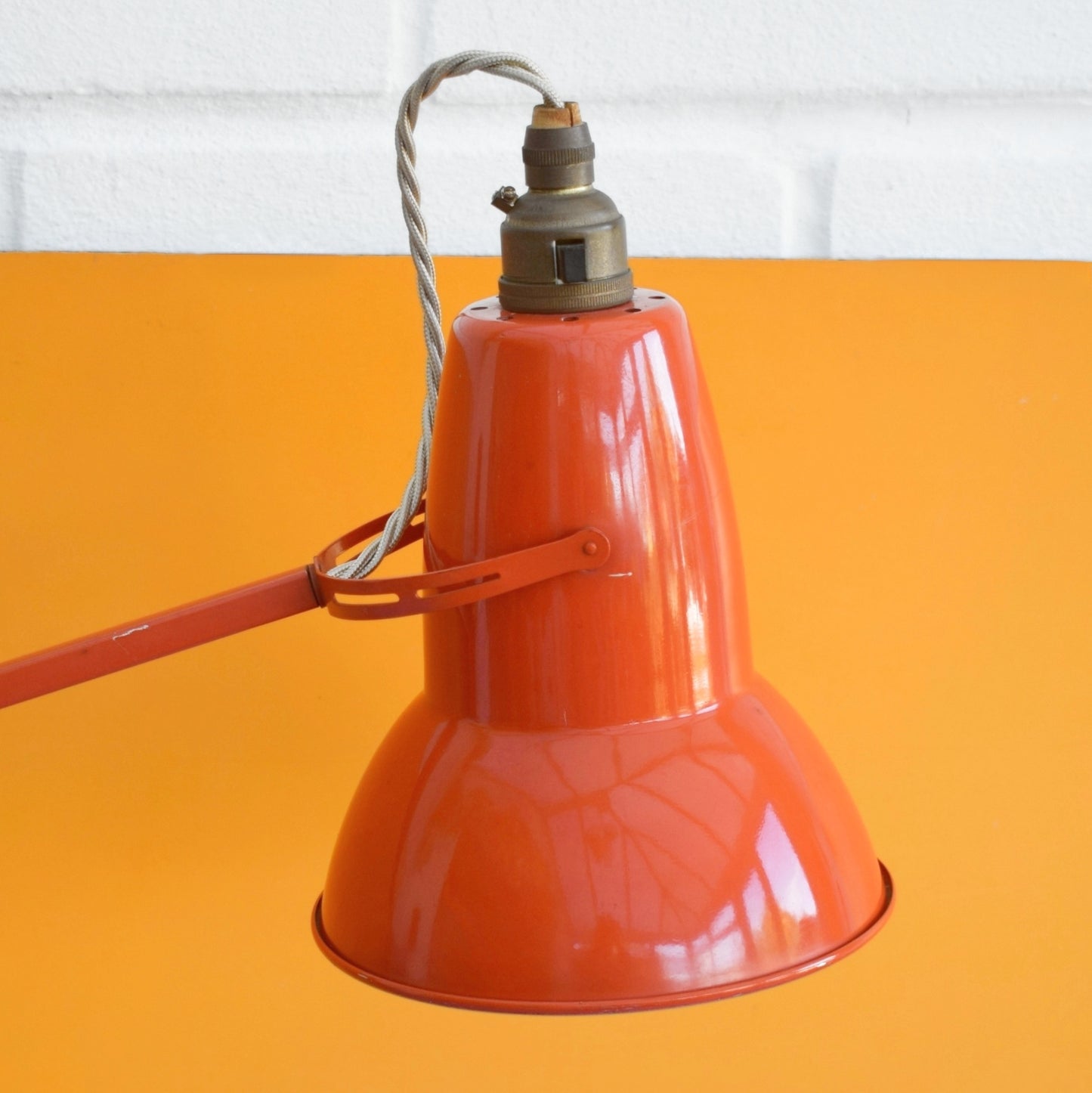 Vintage 1960s AnglePoise Desk Lamp - Herbert Terry - Tomato Red 1227