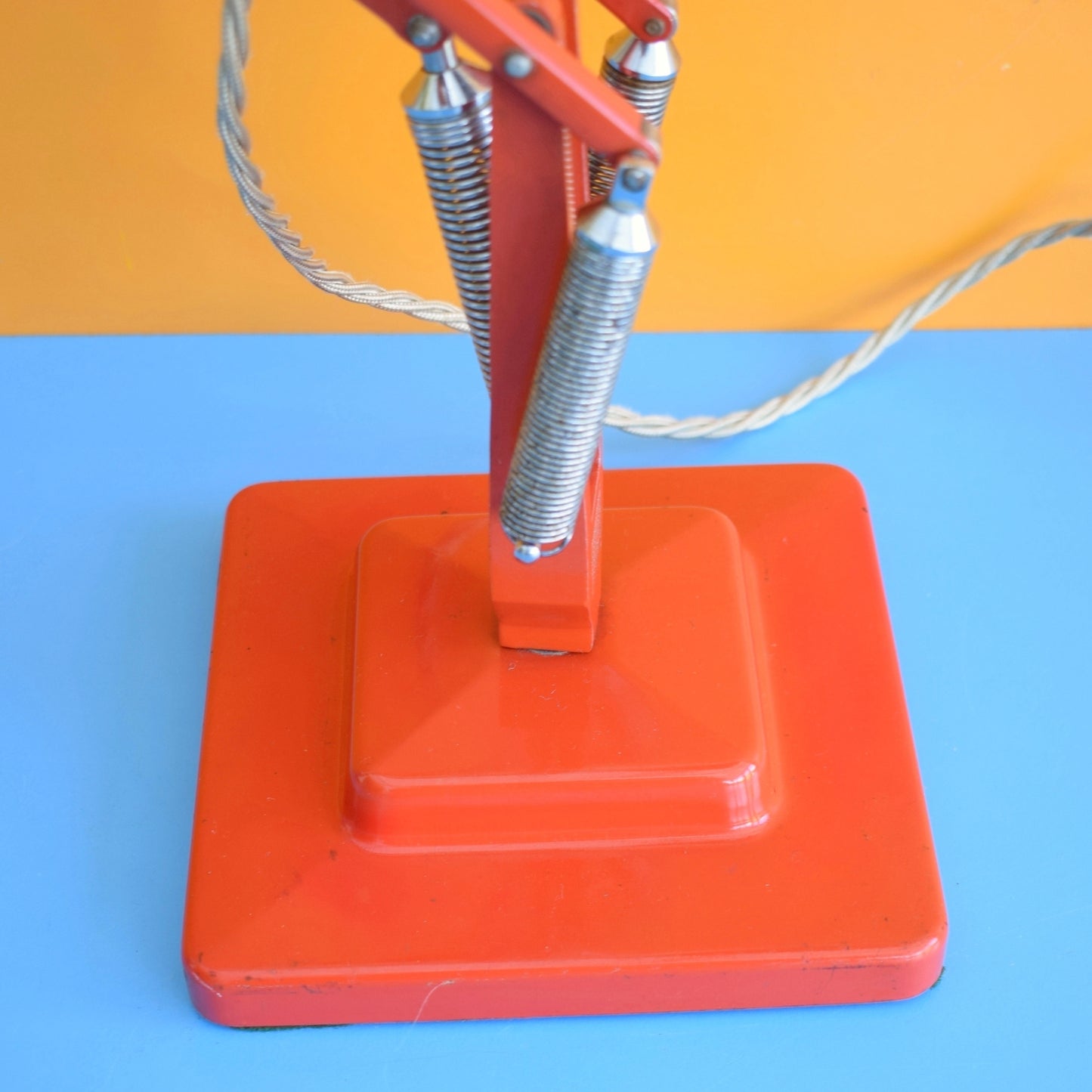 Vintage 1960s AnglePoise Desk Lamp - Herbert Terry - Tomato Red 1227