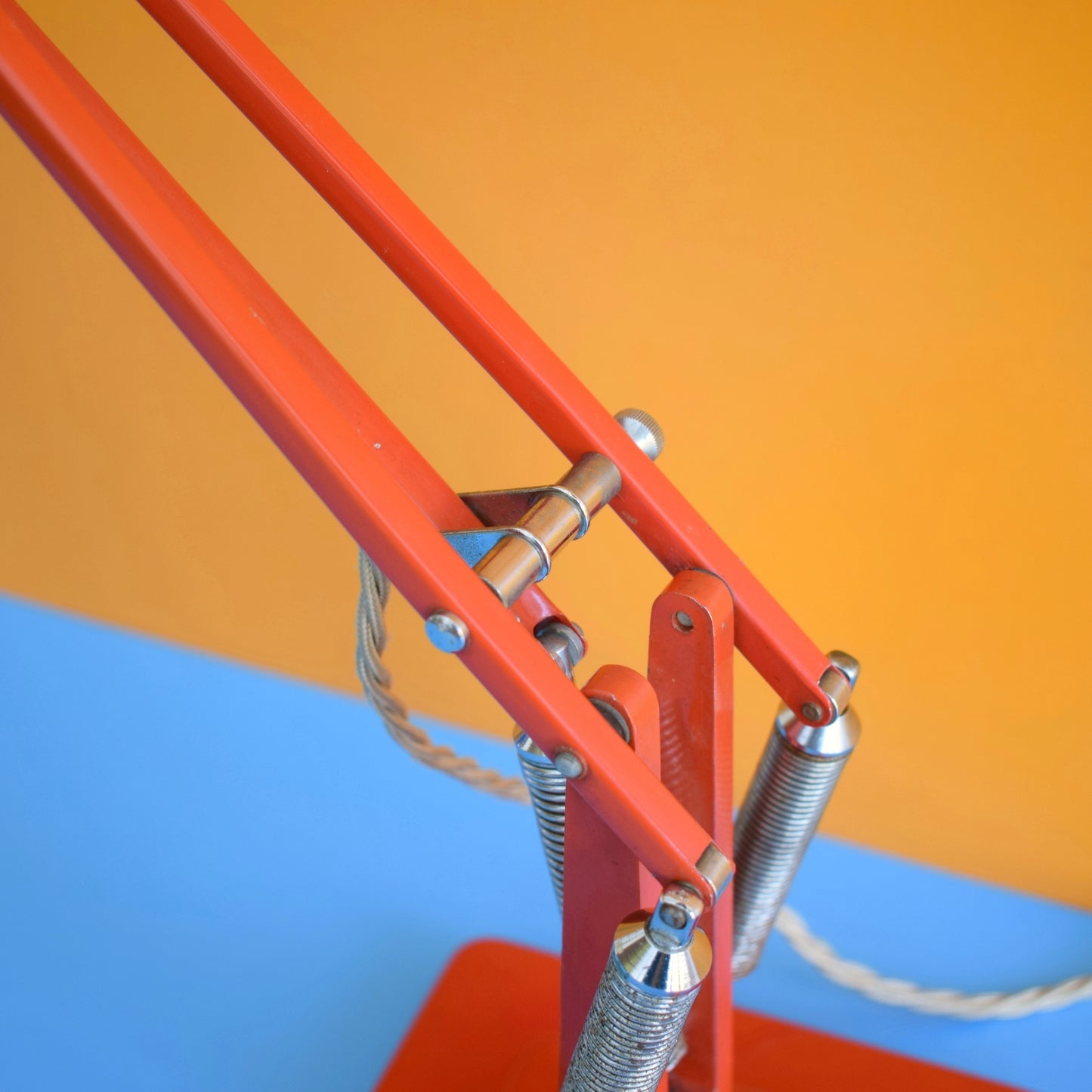 Vintage 1960s AnglePoise Desk Lamp - Herbert Terry - Tomato Red 1227