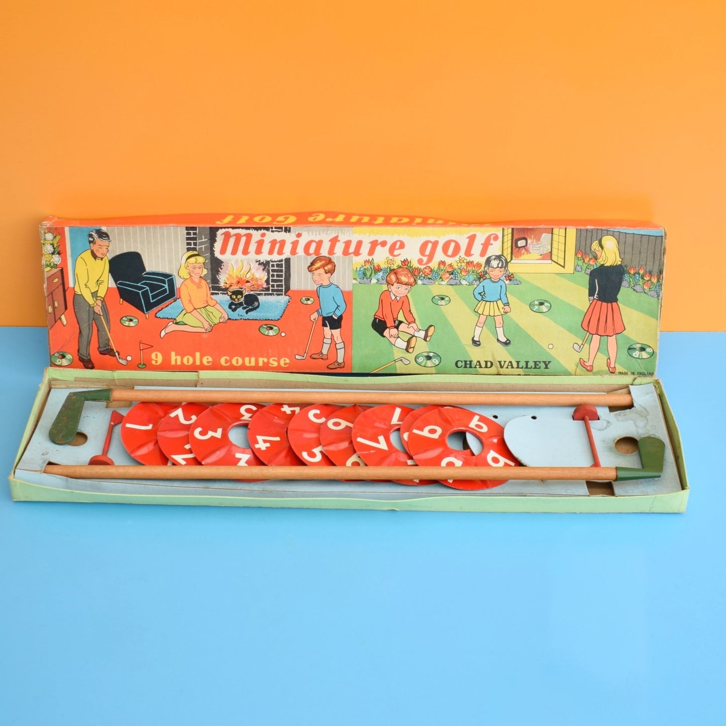 Vintage 1960s Indoor Golf Game - Chad Valley