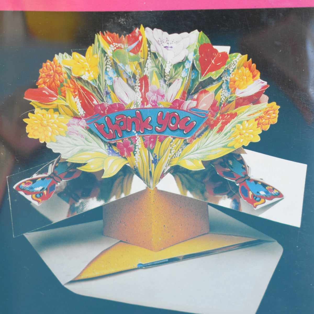 Vintage 1990s Greeting Cards - Explosive Pop Up - Birthday/ Thank You by Pineapple retro