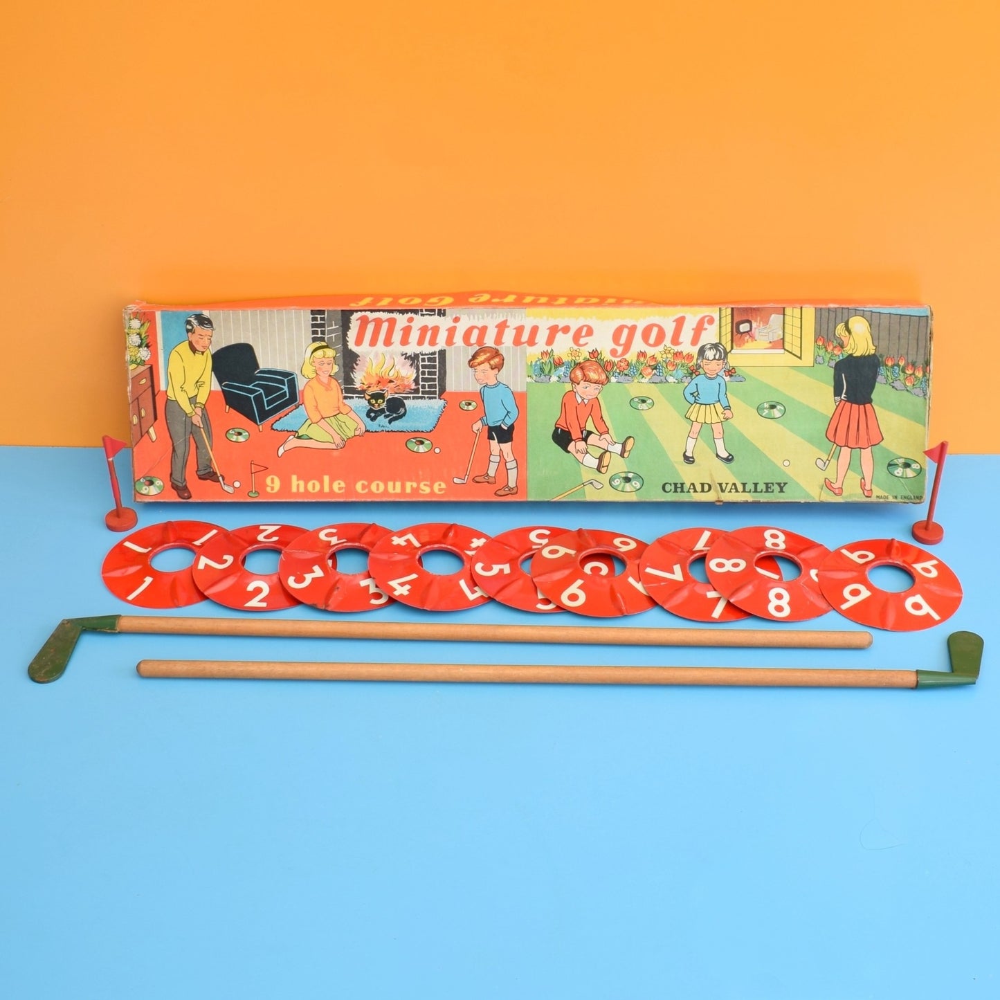 Vintage 1960s Indoor Golf Game - Chad Valley