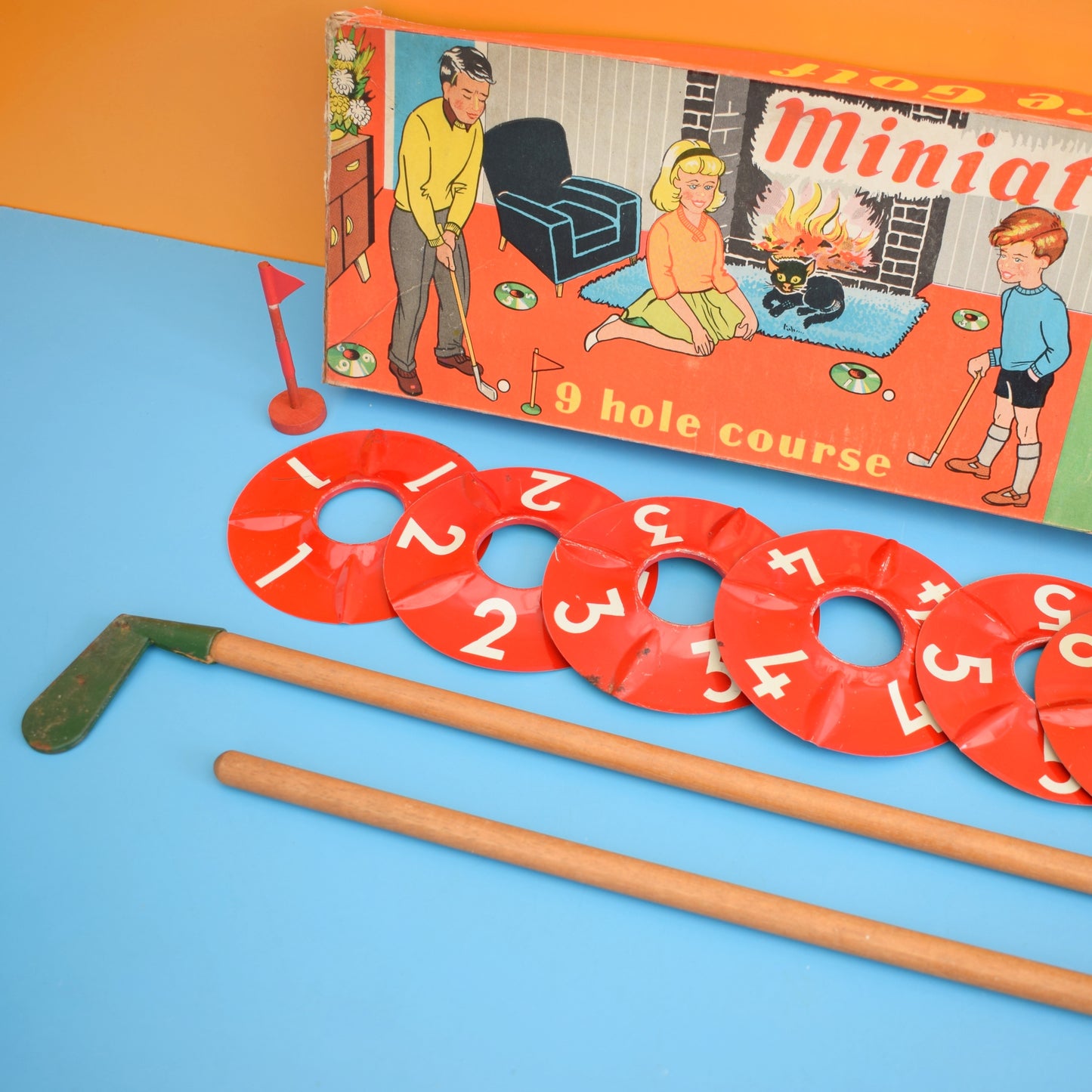 Vintage 1960s Indoor Golf Game - Chad Valley