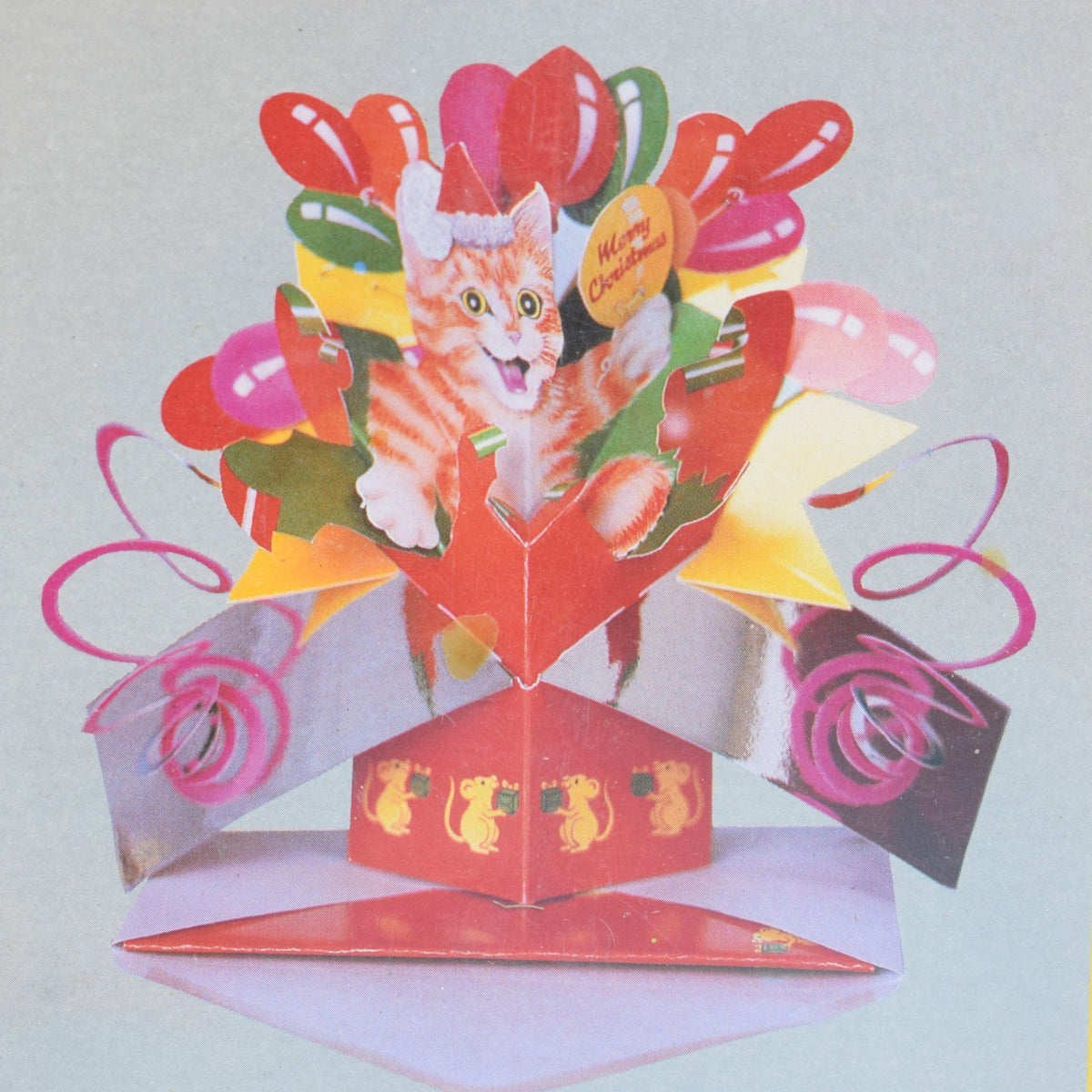 Vintage 1990s Greeting Cards - Explosive Pop Up - Christmas by Eric's Cards