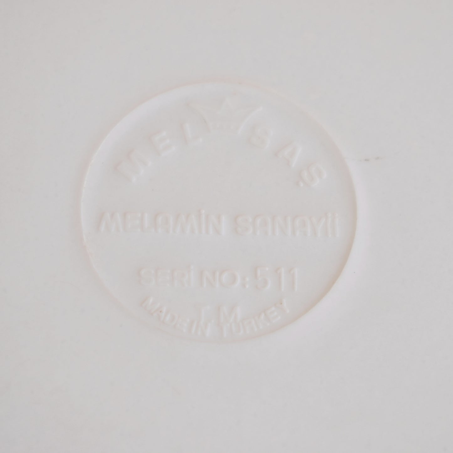 Vintage 1990s Tray - Round Melamine- Sunflowers & Blue