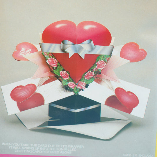 Vintage 1990s Greeting Cards - Explosive Pop Up - Valentines by Pineapple retro