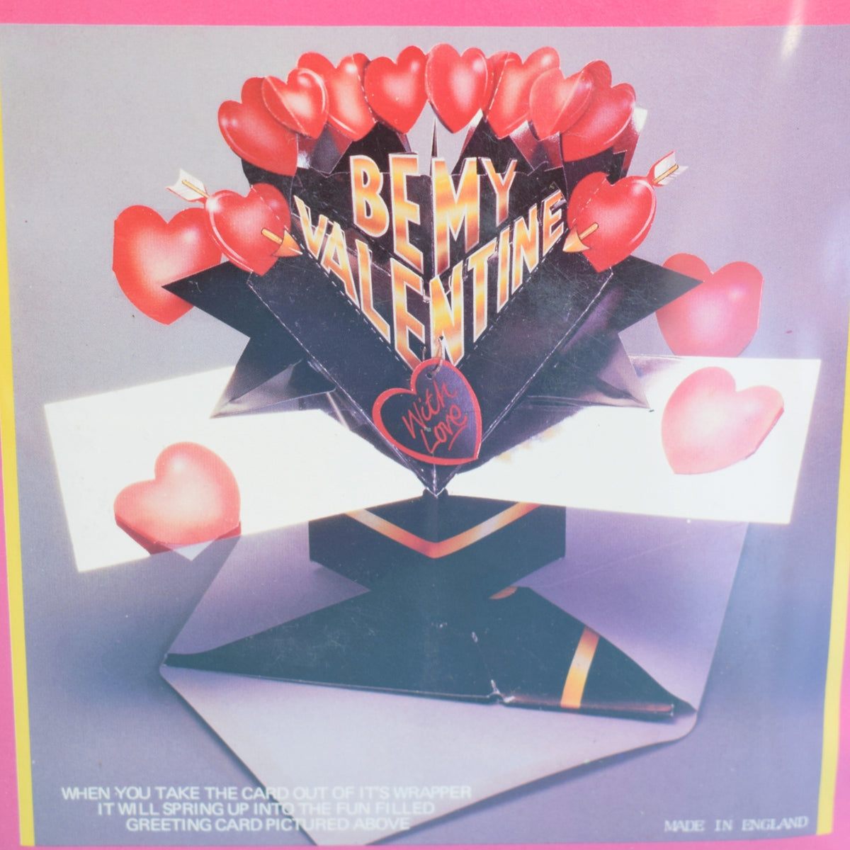 Vintage 1990s Greeting Cards - Explosive Pop Up - Valentines by Pineapple retro