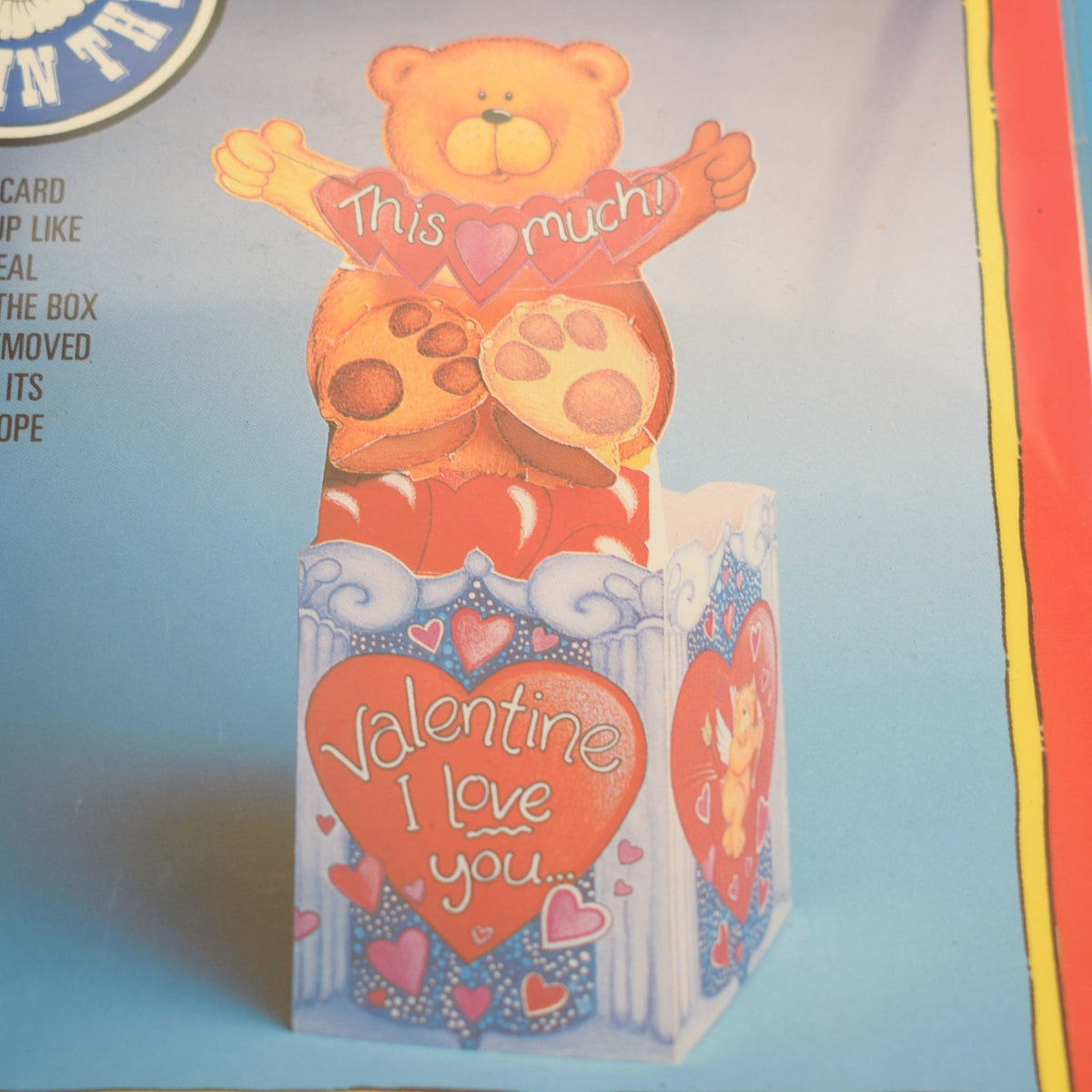 Vintage 1990s Greeting Cards - Explosive Pop Up - Valentines - Monsters by Pineapple retro