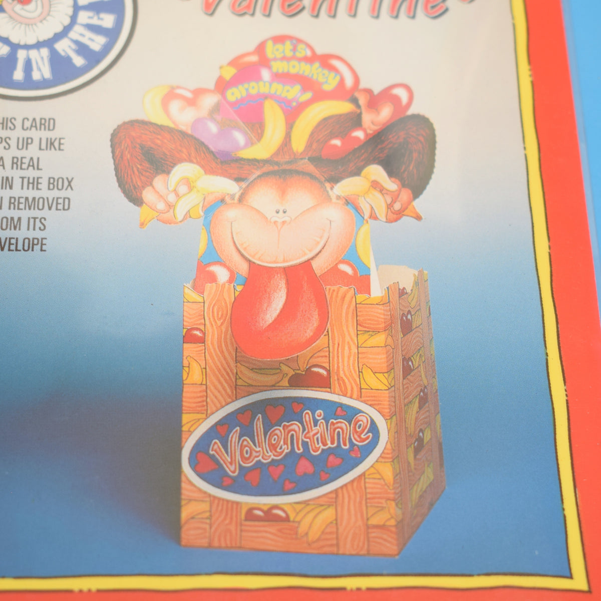 Vintage 1990s Greeting Cards - Explosive Pop Up - Valentines - Monsters by Pineapple retro