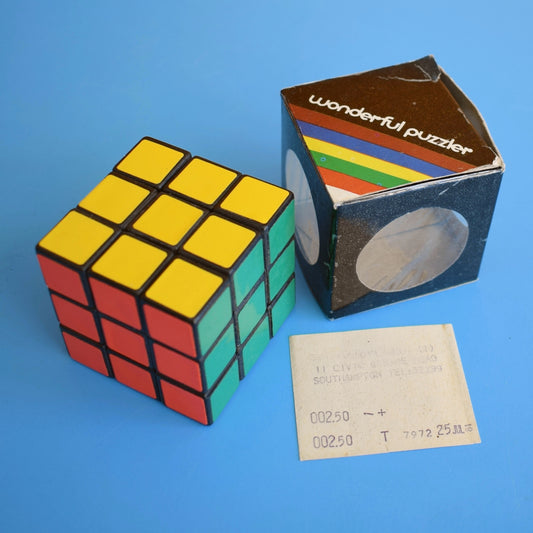 Vintage 1980s Puzzles - Rubik's Revenge & Small Rubik's Style Cube