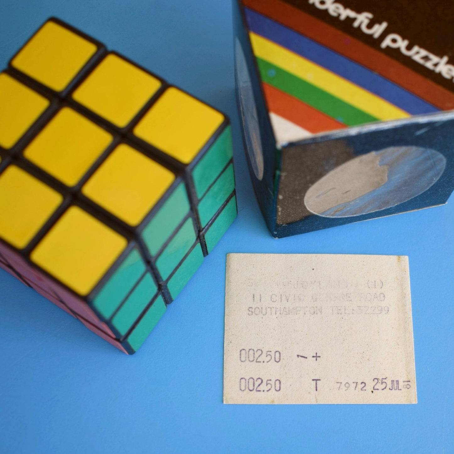 Vintage 1980s Puzzles - Rubik's Revenge & Small Rubik's Style Cube