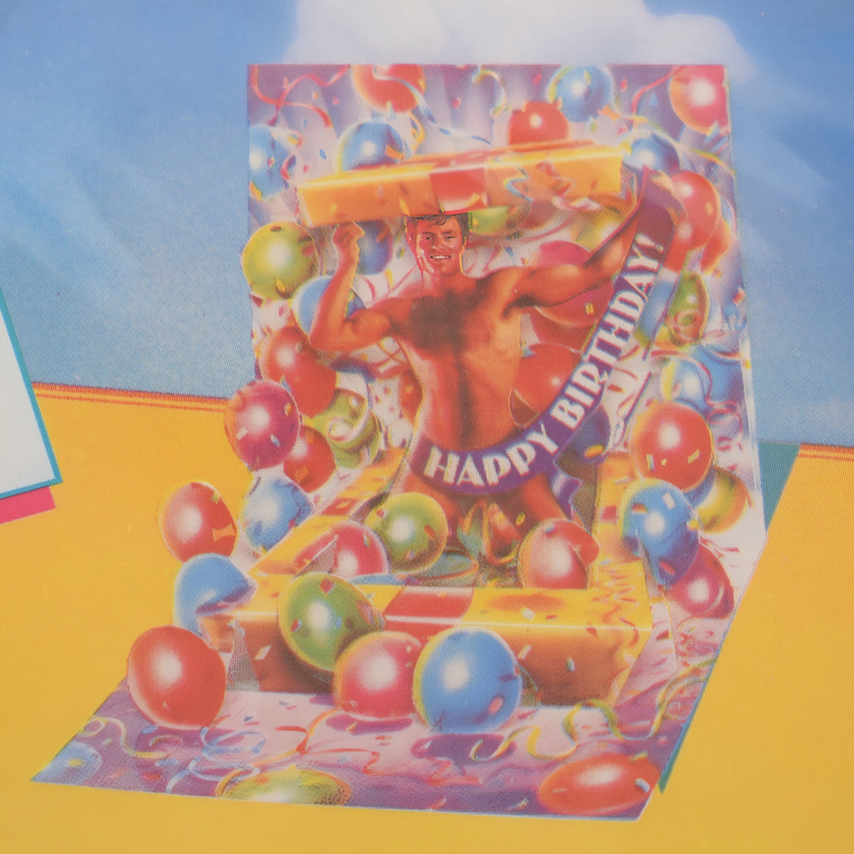 Vintage 1990s Greeting Cards - Pop Shots - Happy Birthday by Pineapple retro