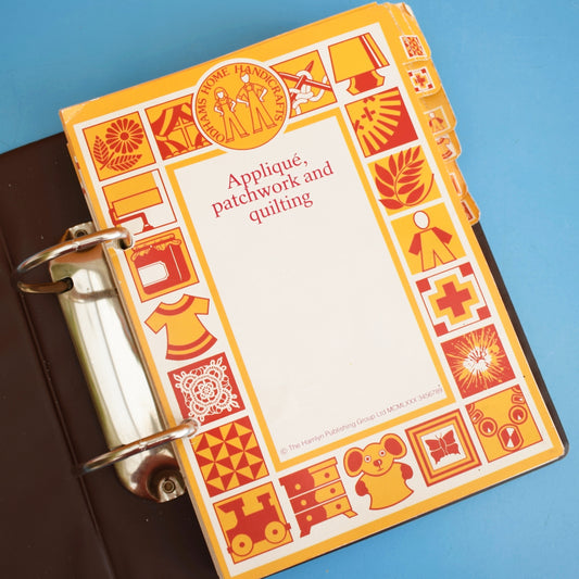 Vintage 1970s Odhams Home Handicrafts Folder by Pineapple Retro