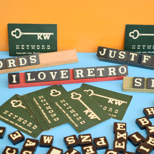 Vintage 1950s Keyword Words /Letters - Great Craft / Shop Display