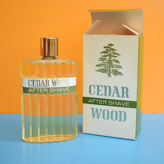 Vintage 1960s CEDAR WOOD After Shave - Boxed GOYA