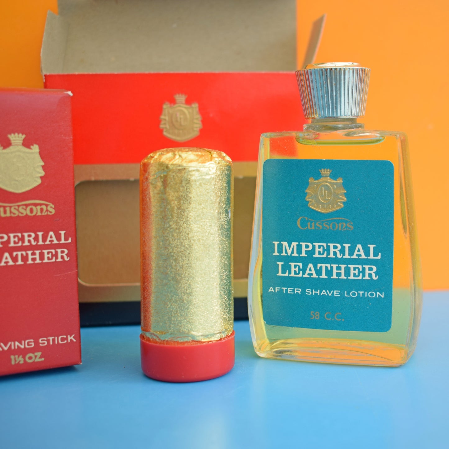 Vintage 1960s Imperial Leather After Shave/ Stick - Boxed