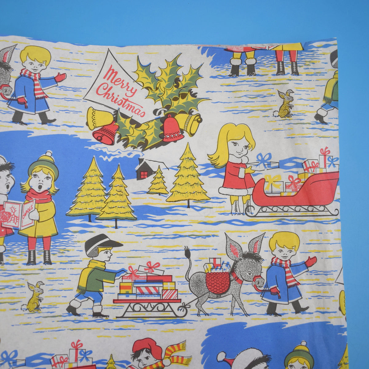 Vintage 1970s Christmas Wrapping Paper - Mixed Designs - Unused- Large Quantities by Pineapple Retro