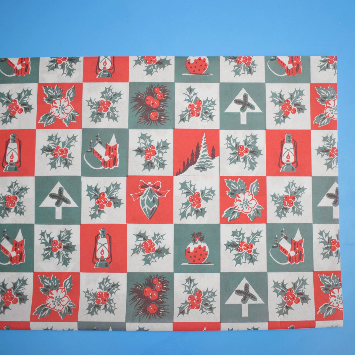 Vintage 1970s Christmas Wrapping Paper - Mixed Designs - Unused- Large Quantities by Pineapple Retro