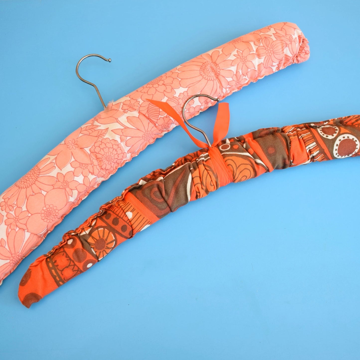 Vintage 1950s Padded Clothes Hangers - x10