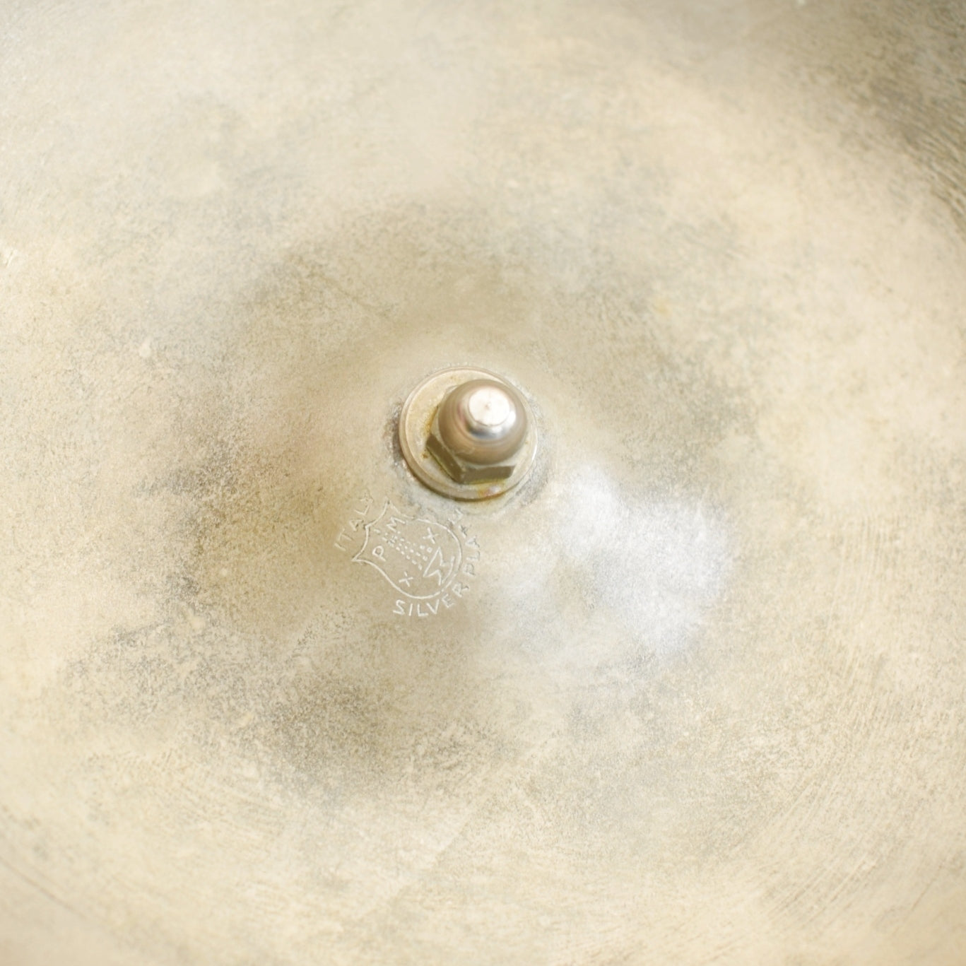 Vintage 1960s Pear / Apple Fruit Glass/ Silver Plate Sweet Jars / Storage? -Italian