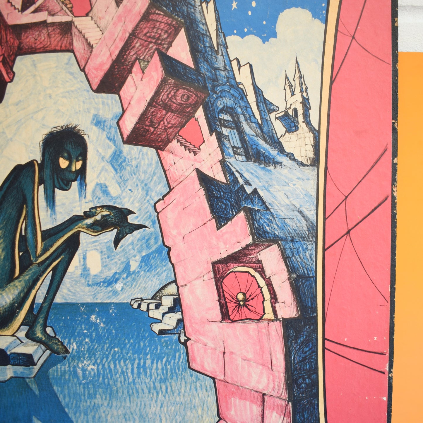 Vintage 1960s Lord Of The Rings Poster - Gollum