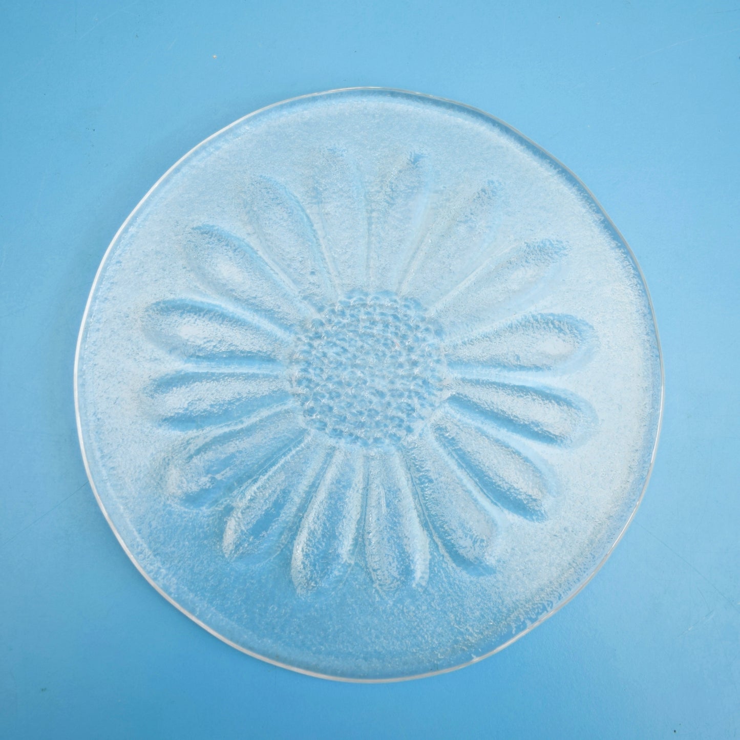 Vintage 1970s Dartington Daisy Glass Plate / Platters - Boxed