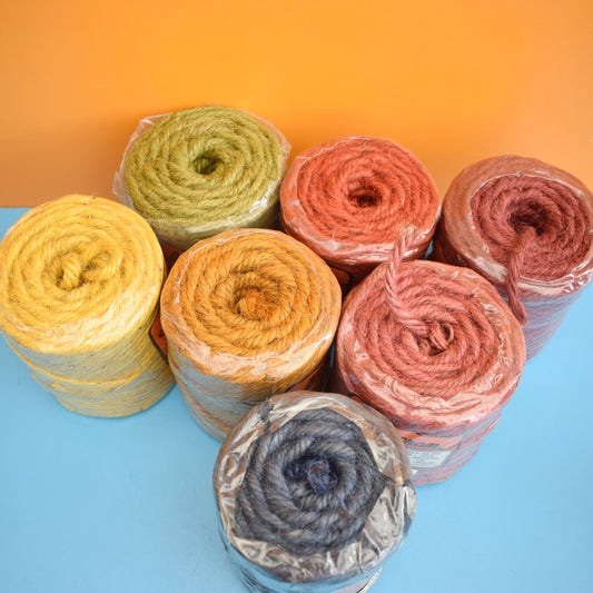 Vintage 1970s Macrame Jute Rolls - Unused