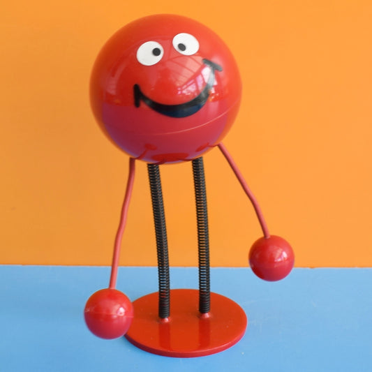 Vintage 1970s Scandia Design Hellerup Denmark Red Wobbler