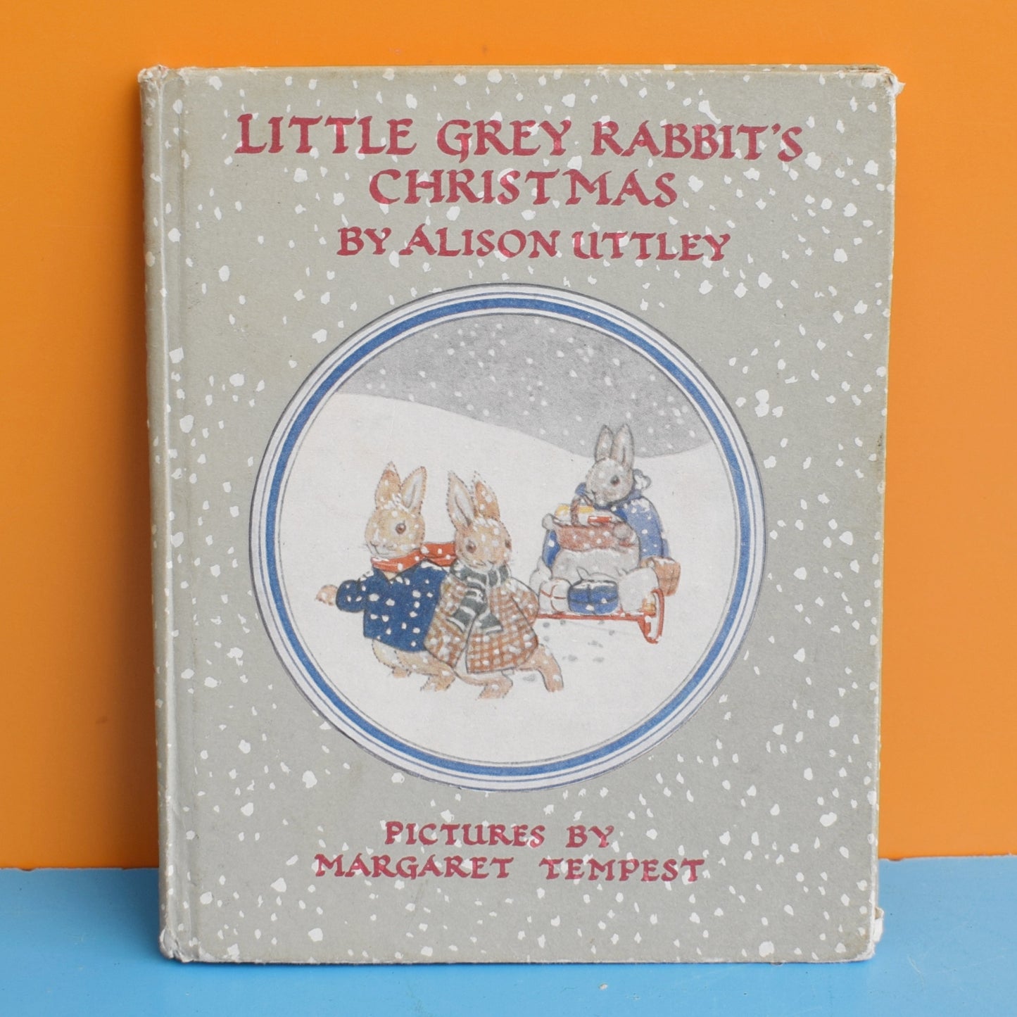 Vintage 1970s Margaret Tempest Little Grey Rabbit's Christmas Book by Vintage