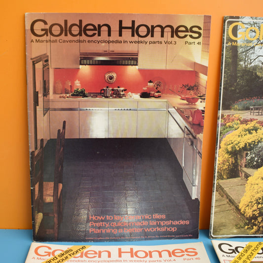 Vintage 1970s Golden Homes Magazine - Various by Pineapple Retro